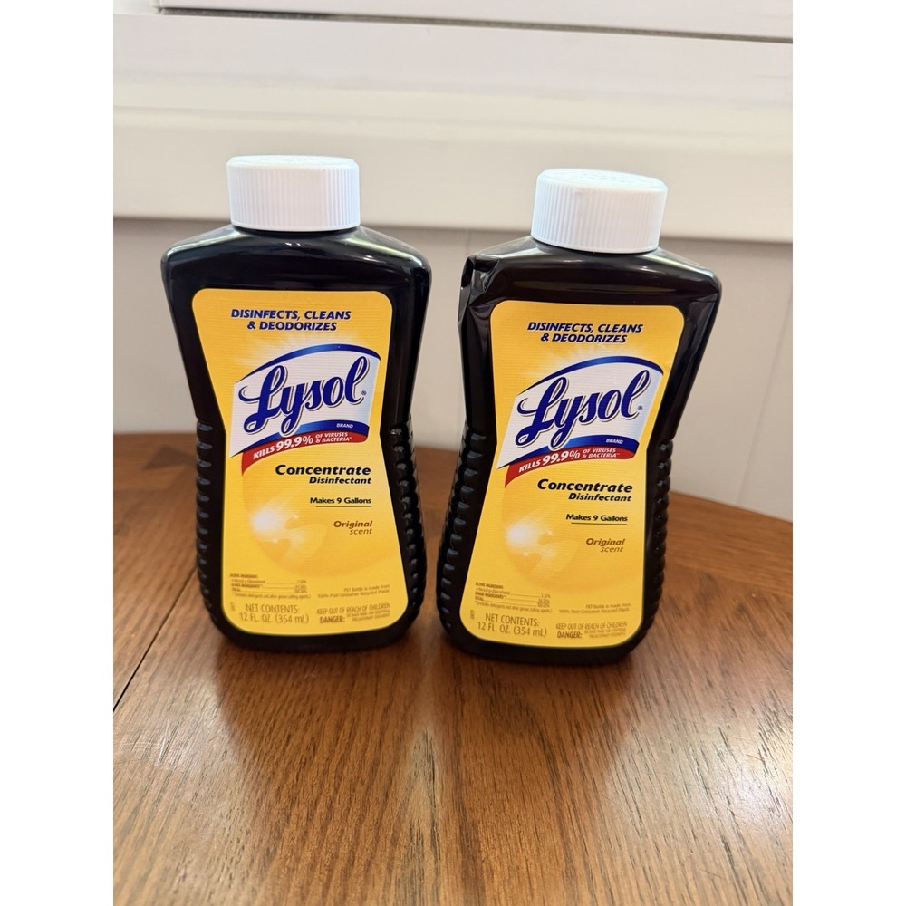 Lysol Concentrate Original Scent 12 fl oz Makes 9 Gallons 2 Pack